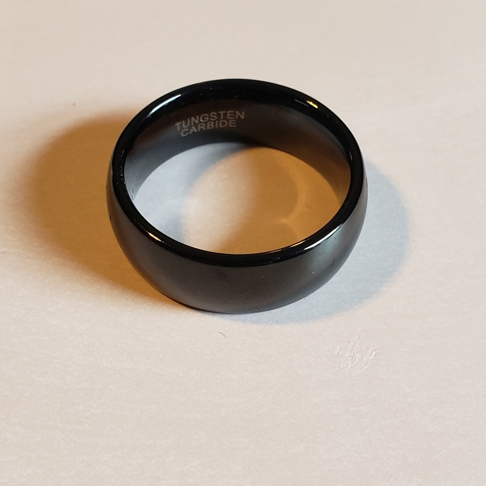 Size 10, Comfort Fit Tungsten Carbide Band